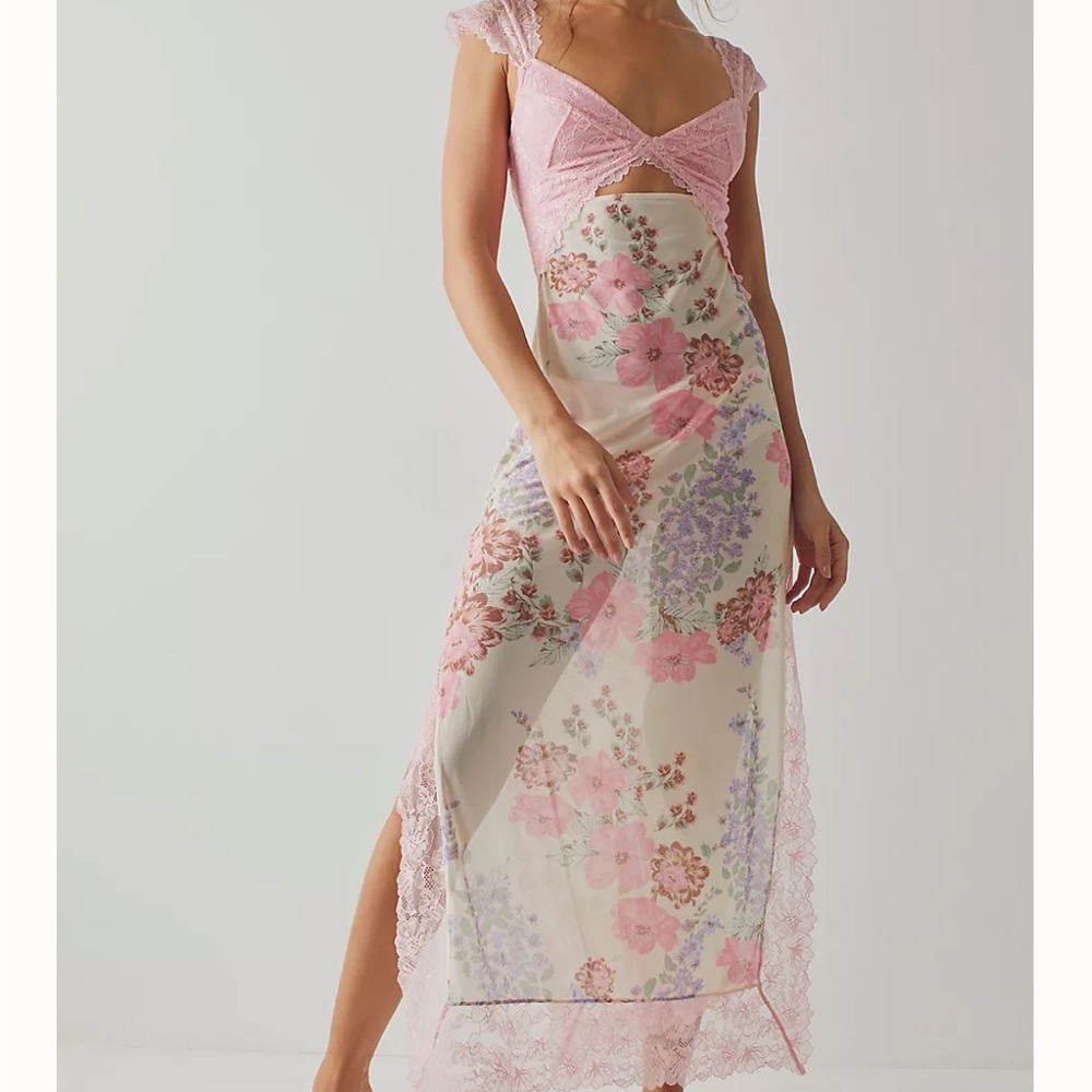 Free people suddenly fine maxi Pink